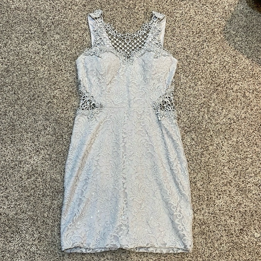 City Studio Silver Dress